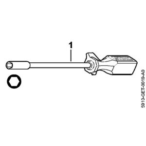 Stihl karburátor állító - 6 szög