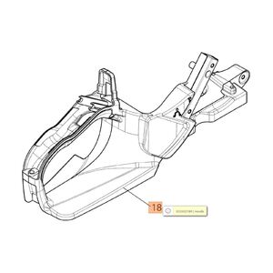 Oleo-Mac MTH 400, GSH 400 Tank, üzemanyag tank