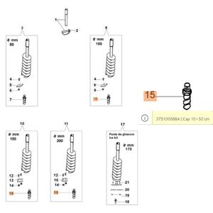 Oleo-Mac MTL 40,51,81,85 - fúróhegy